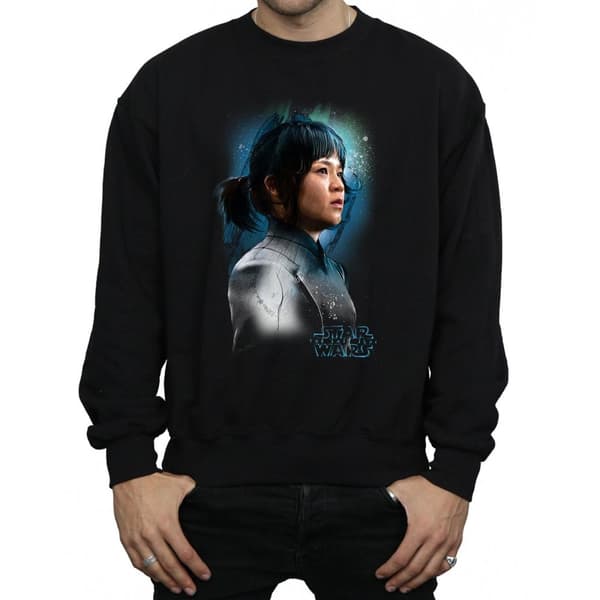 Star Wars Mens The Last Jedi Rose Tico Brushed Sweatshirt