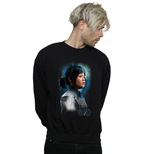Star Wars Mens The Last Jedi Rose Tico Brushed Sweatshirt