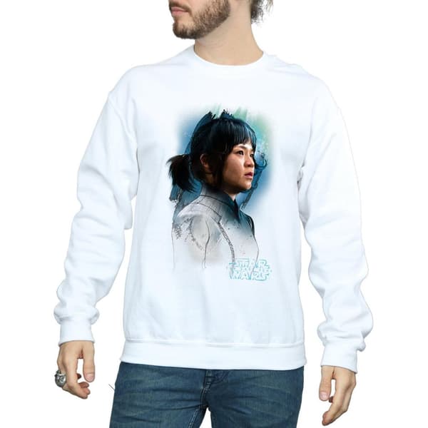 Star Wars Mens The Last Jedi Rose Tico Brushed Sweatshirt