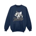 Miniatyrbillede 1 af 3: Tom And Jerry Girls Greyscale Square Sweatshirt