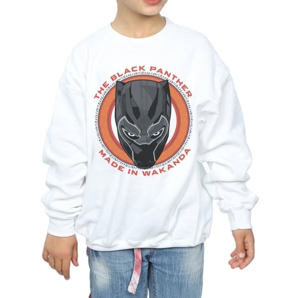 Marvel Black Panther Made in Wakanda Röd Sweatshirt för flickor