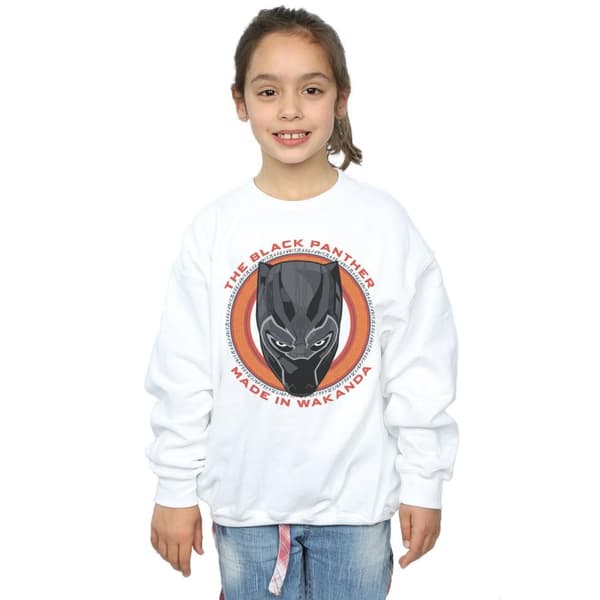 Marvel Black Panther Made in Wakanda Röd Sweatshirt för flickor