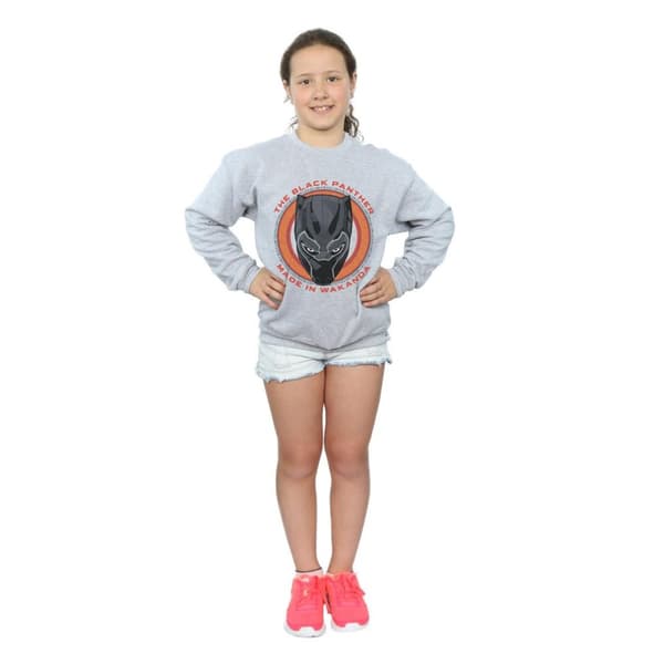 Marvel Black Panther Made in Wakanda Röd Sweatshirt för flickor