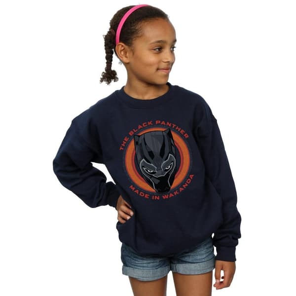 Marvel Black Panther Made in Wakanda Röd Sweatshirt för flickor