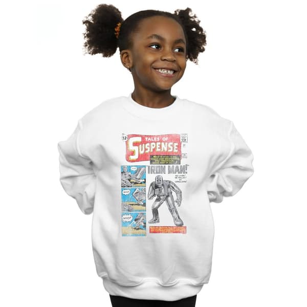 Marvel Girls Iron Man Distressed Tales Of Suspense Sweatshirt