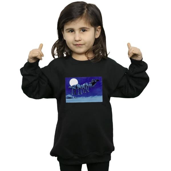 Star Wars Girls Christmas AT-AT Sleigh Sweatshirt