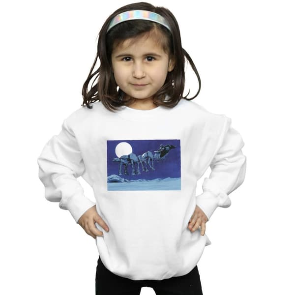 Star Wars Girls Christmas AT-AT Sleigh Sweatshirt