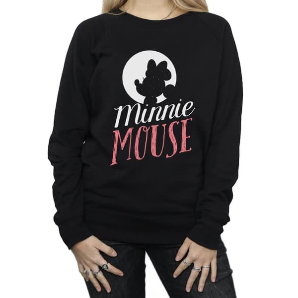 Disney Dam/Tjej Minnie Mouse Moon Silhouette Sweatshirt