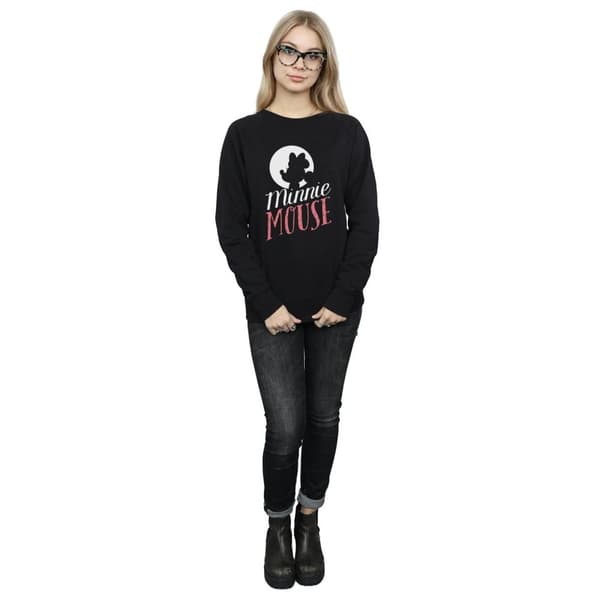 Disney Dam/Tjej Minnie Mouse Moon Silhouette Sweatshirt