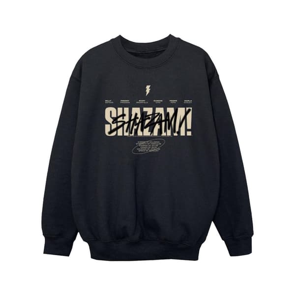 DC Comics Girls Shazam Fury Of The Gods Vandalised Logo Sweatshirt