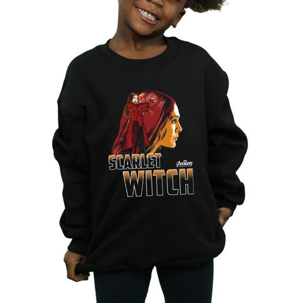 Marvel Sweatshirt med Scarlet Witch-karaktär för tjejer i Avengers Infinity War