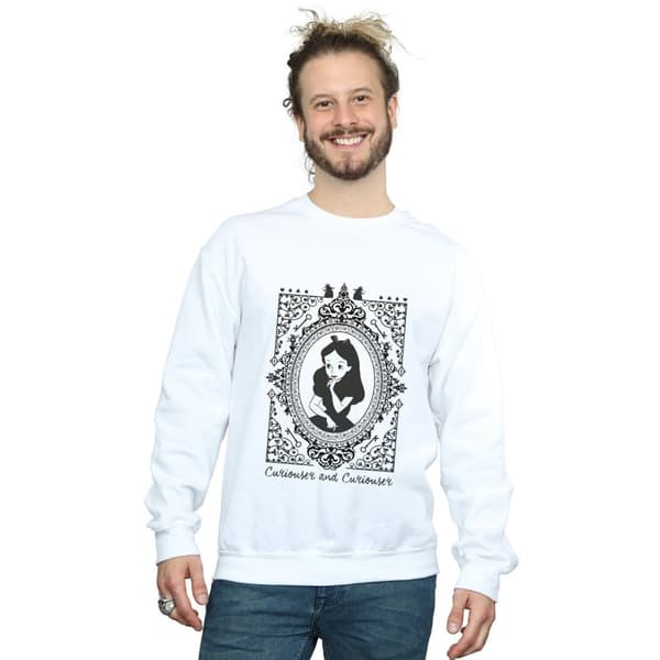 Disney Mens Alice In Wonderland Frame Sweatshirt