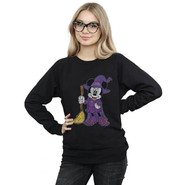 Disney Dam/Tjej Minnie Mouse Häxa Kostym Sweatshirt