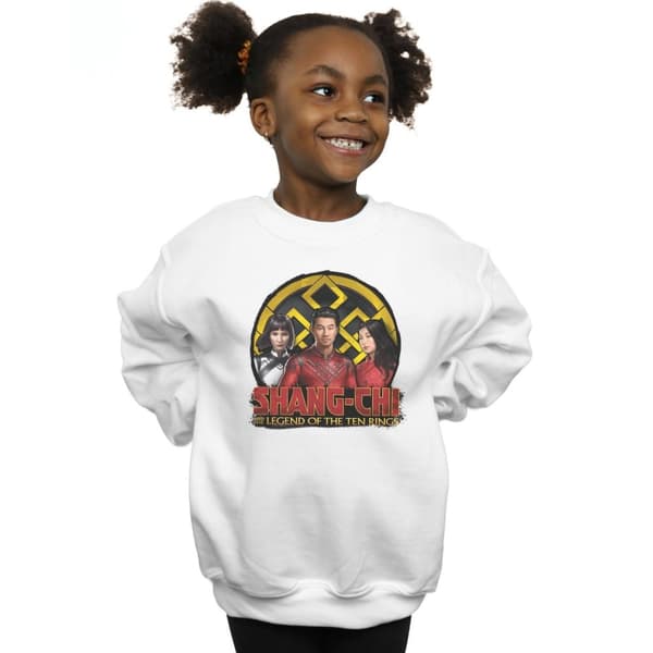 Marvel Shang-Chi And The Legend Of The Ten Rings - Grupplogotyp och emblem - Sweatshirt för flickor
