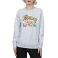 Miniatyrbilde 3 av 5: The Flintstones Womens/Ladies Group Distressed Sweatshirt