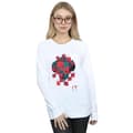 Miniatyrbillede 2 af 3: It Chapter 2 Womens/Ladies Pennywise Face Collage Sweatshirt