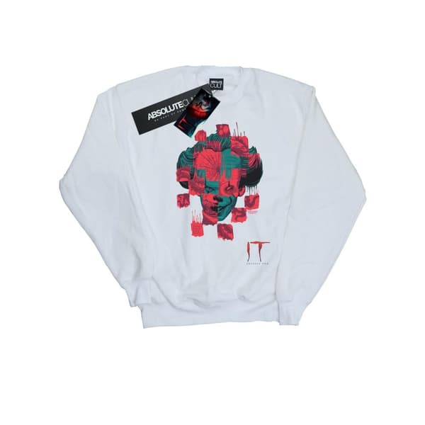 It Chapter 2 Womens/Ladies Pennywise Face Collage Sweatshirt