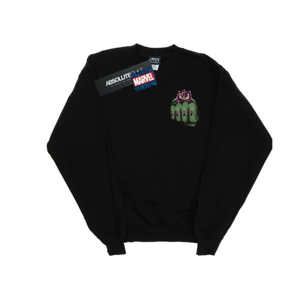 Marvel Womens/Ladies Hulk Tattoo Fist Breast Print Sweatshirt