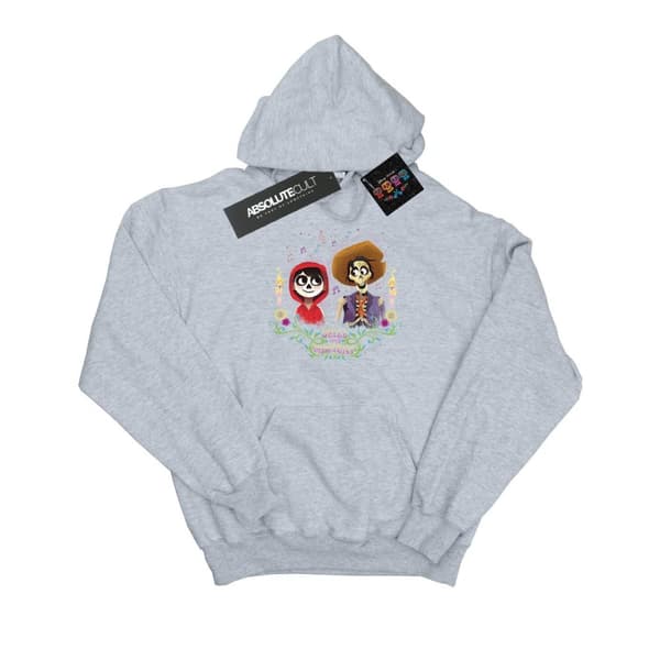 Disney Womens/Ladies Coco Miguel And Hector Hoodie