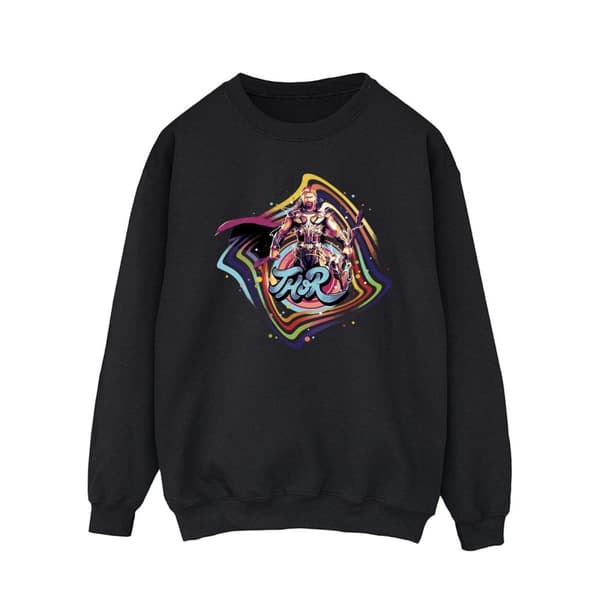 Marvel Mens Thor Love And Thunder Thor Swirl Sweatshirt