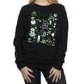 Miniatyrbild 3 av 5: Elf Sweatshirt med infografisk affisch - dam/dam