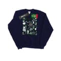 Miniatyrbild 1 av 5: Elf Sweatshirt med infografisk affisch - dam/dam