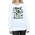 Miniatyrbild 3 av 5: Elf Sweatshirt med infografisk affisch - dam/dam