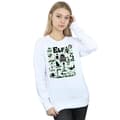 Miniatyrbild 2 av 5: Elf Sweatshirt med infografisk affisch - dam/dam