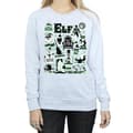 Miniatyrbild 3 av 5: Elf Sweatshirt med infografisk affisch - dam/dam