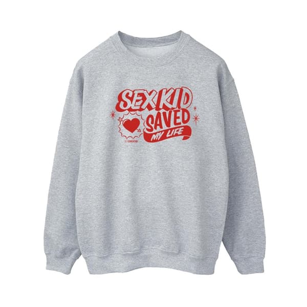 Netflix Sweatshirt - Kvinnor/Damer Sex Education Sex Kid Saviour Sports Grey L