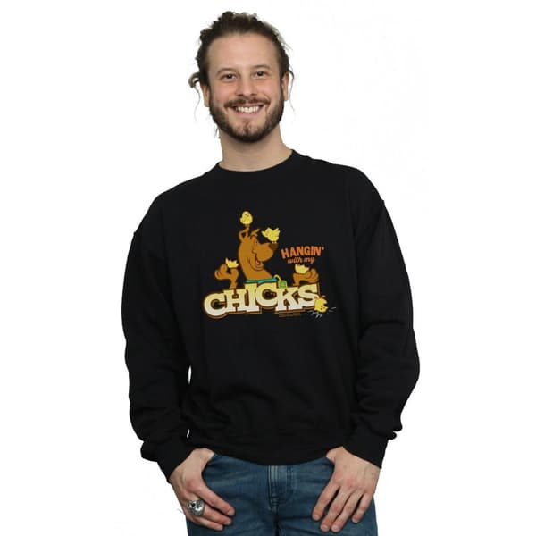 Scooby Doo Mens Hangin With My Chicks Sweatshirt