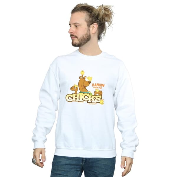 Scooby Doo Mens Hangin With My Chicks Sweatshirt
