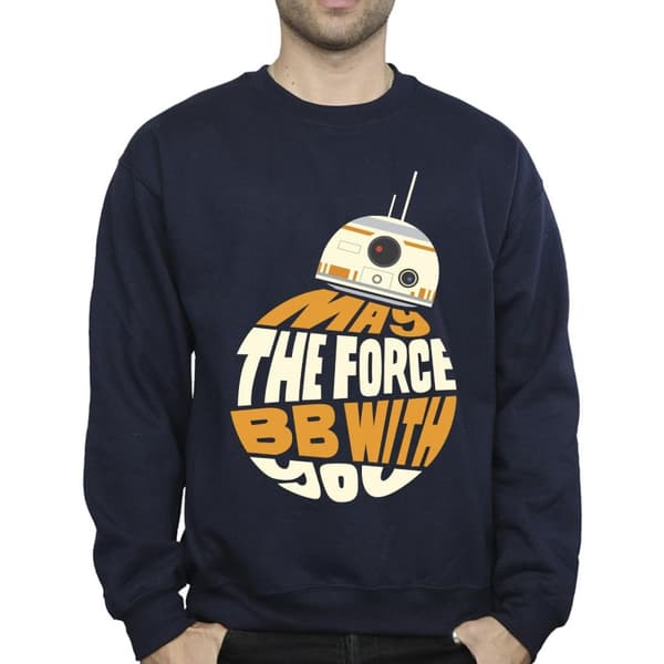 Star Wars Mens May The Force BB8 Sweatshirt