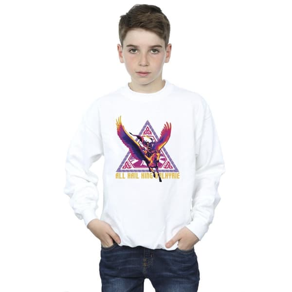 Marvel Pojkar Thor Love And Thunder All Hail Valkyrie Sweatshirt