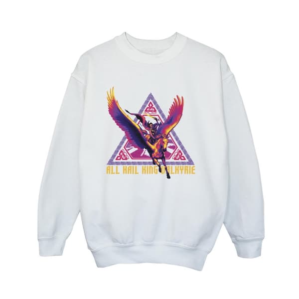 Marvel Pojkar Thor Love And Thunder All Hail Valkyrie Sweatshirt