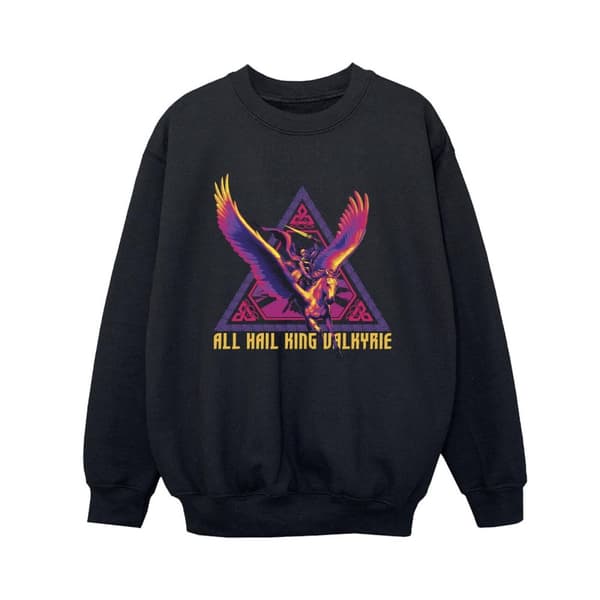 Marvel Pojkar Thor Love And Thunder All Hail Valkyrie Sweatshirt