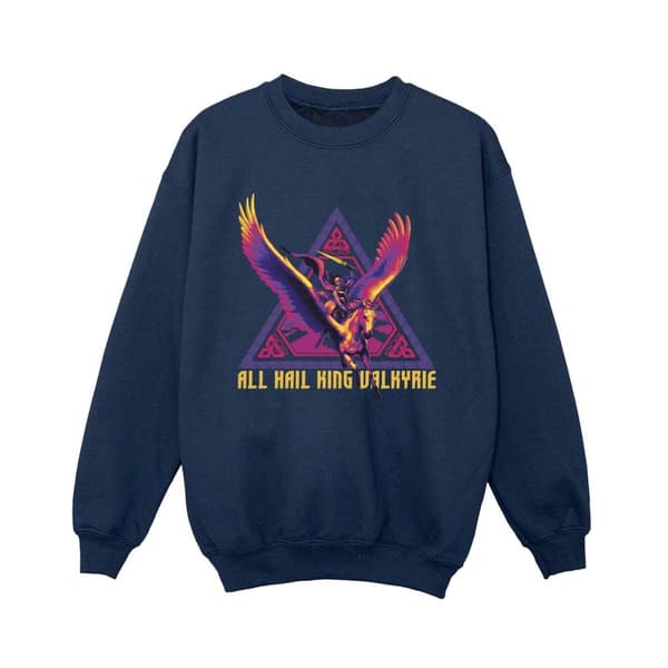 Marvel Pojkar Thor Love And Thunder All Hail Valkyrie Sweatshirt
