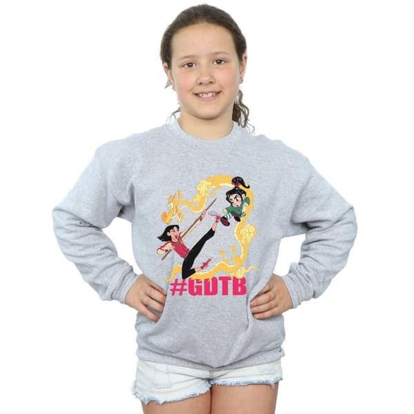 Disney Girls Wreck It Ralph Mulan And Vanellope Sweatshirt