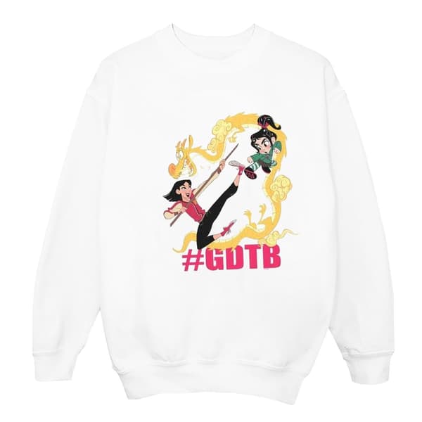 Disney Girls Wreck It Ralph Mulan And Vanellope Sweatshirt