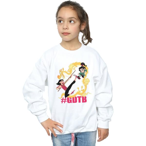 Disney Girls Wreck It Ralph Mulan And Vanellope Sweatshirt