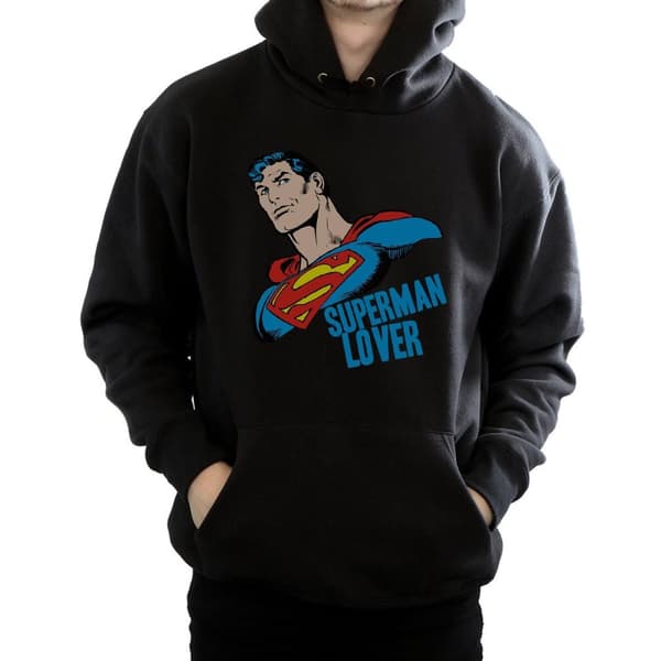 DC Comics Mens Superman Lover Hoodie