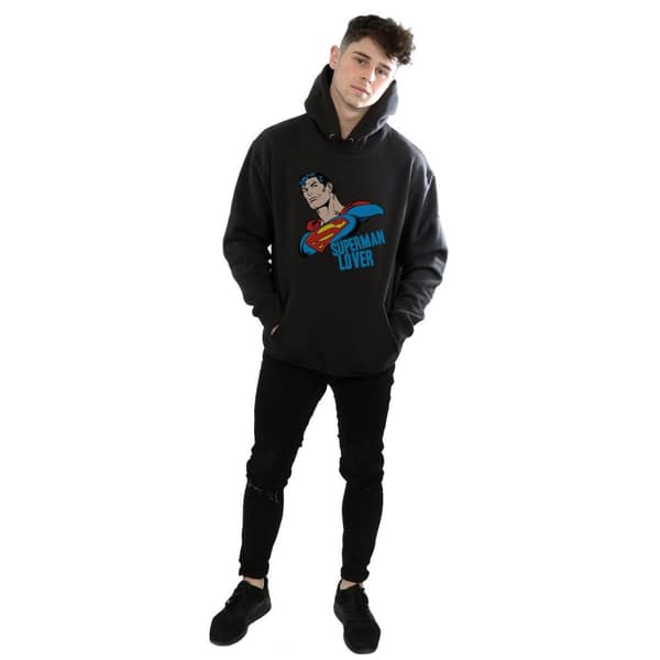 DC Comics Mens Superman Lover Hoodie