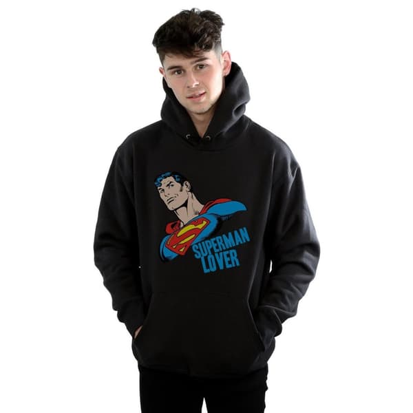 DC Comics Mens Superman Lover Hoodie