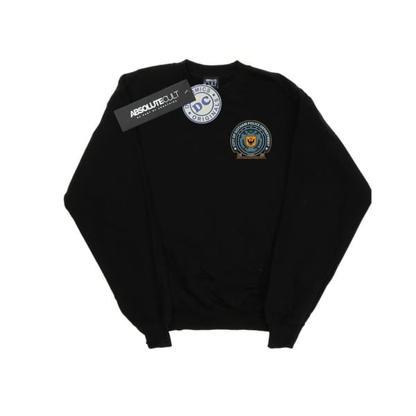 DC Comics Mens Batman Gotham Police Dept Breast Print Sweatshirt