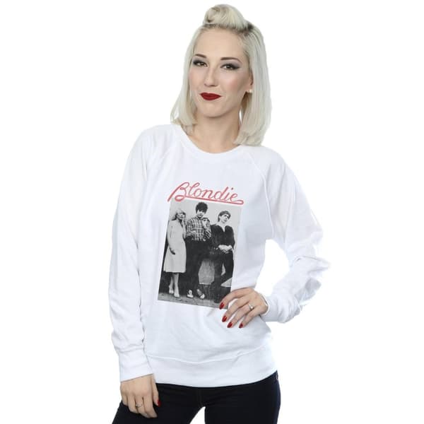 Blondie Sweatshirt med slitna band för kvinnor/damer