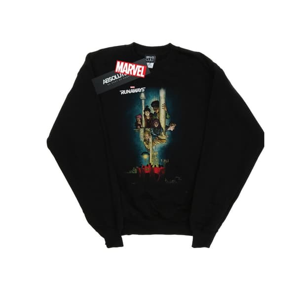 Marvel Mens Runaways Poster Sweatshirt