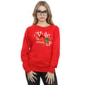 Miniatyrbilde 2 av 5: National Lampoon´s Christmas Vacation Womens/Ladies Yule Crack Up Sweatshirt