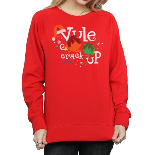 National Lampoon´s Christmas Vacation Womens/Ladies Yule Crack Up Sweatshirt