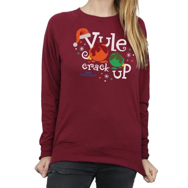 National Lampoon´s Christmas Vacation Womens/Ladies Yule Crack Up Sweatshirt