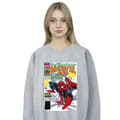 Miniatyrbild 3 av 3: Marvel Dam/kvinnor Spider-Man Marvel Age Comic Cover Sweatshirt